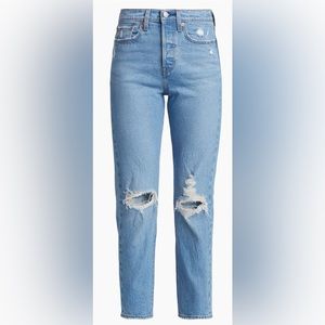 Levi’s Wedgie Skinny High Rise Jeans Size 27 Levi’s Distressed Jeans Destroyed